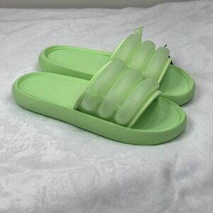 adidas Adilette ZPLAASH Slide 'Green Spark' IF0889 Sandals Mens 11 $55 MSRP